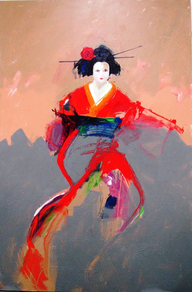 Kyoto Geisha 72 x 48